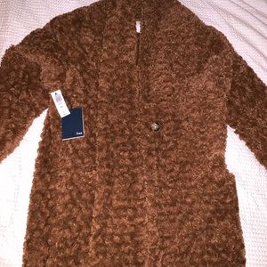 Aritzia Wilfred Free Large Teddy Coat